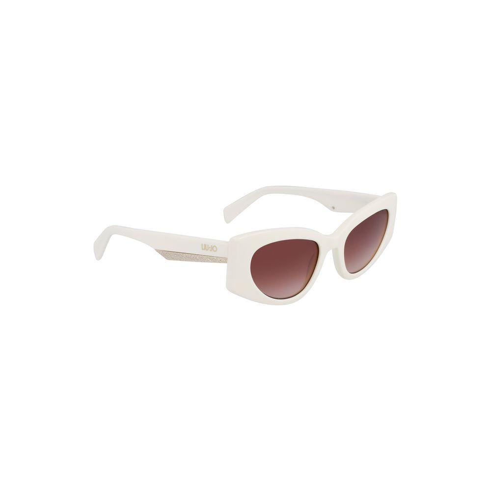 Liu Jo White Acetate Sunglasses Liu Jo