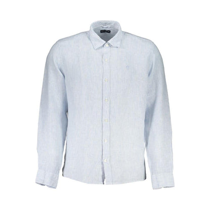 North Sails Light Blue Linen Shirt North Sails