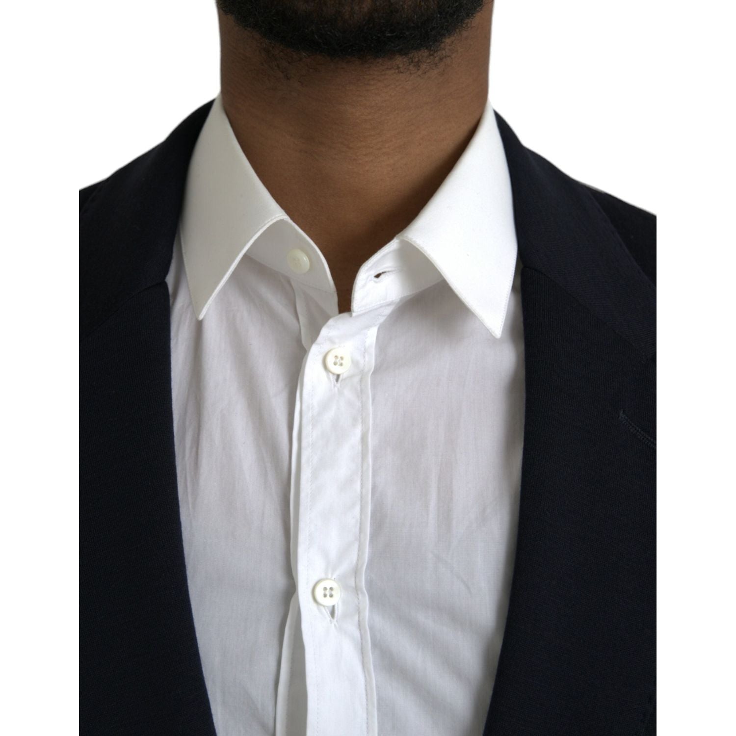 بليزر من الصوف الأسود بصف أزرار واحد من دولتشي آند غابانا