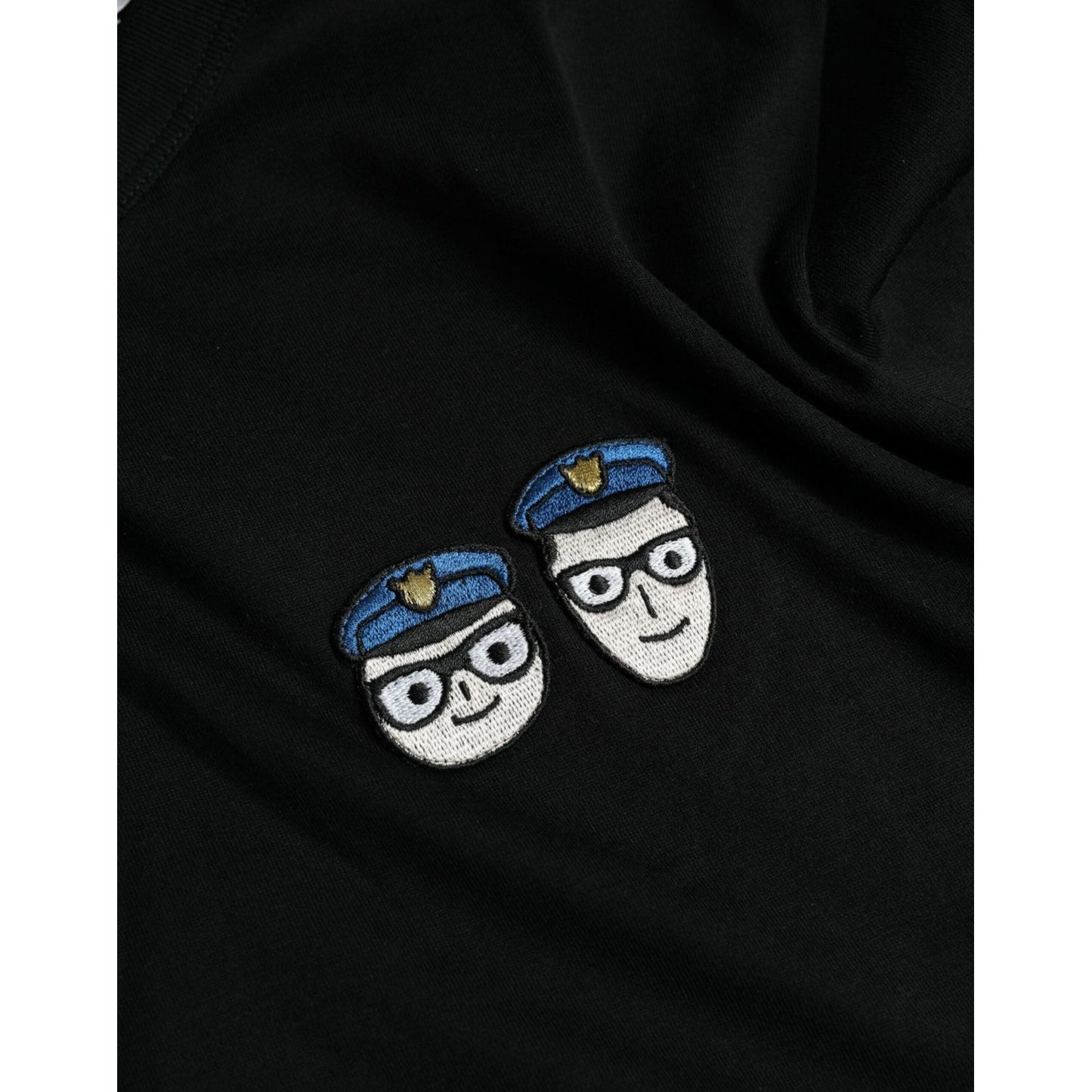 Dolce & Gabbana Black #DGFamily Cotton Crew Neck T-shirt Dolce & Gabbana