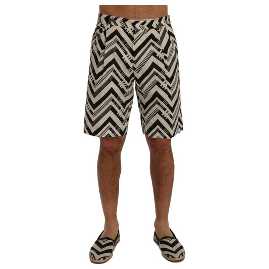 Dolce & Gabbana Striped Casual Knee-High Shorts Dolce & Gabbana