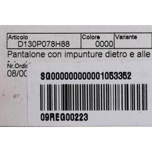 بنطلون قطني أبيض أنيق بقصة ضيقة من Ermanno Scervino