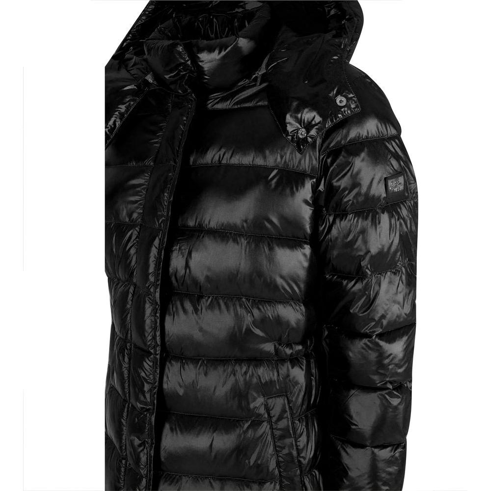 Yes Zee Chic Long Down Jacket with Hood for Women Yes Zee