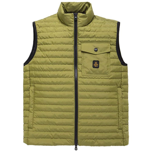 Refrigiwear Versatile Green Down Vest for Men Refrigiwear