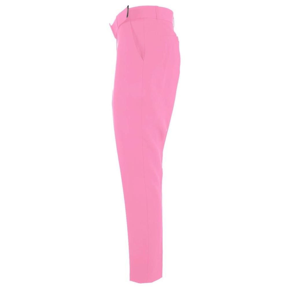 Yes Zee Pink Polyester Women Trouser Yes Zee