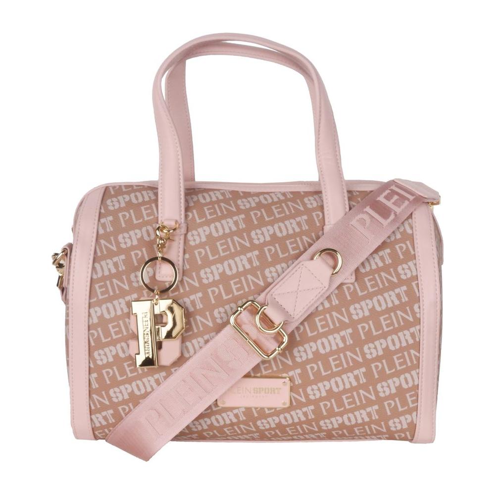 Plein Sport Chic Pink Eco-Leather Crossbody Bag Plein Sport