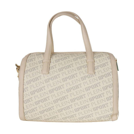 Plein Sport Chic White Eco-Leather Crossbody Bag Plein Sport