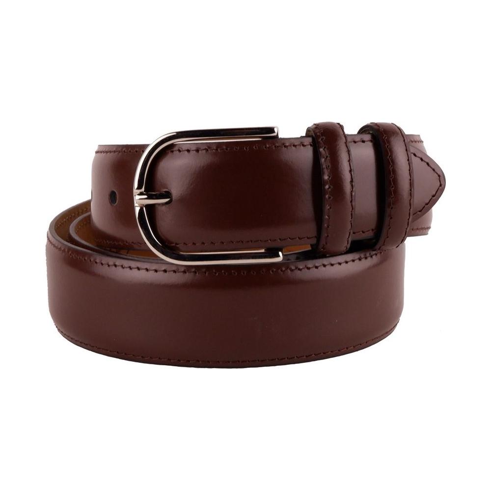 Made in Italy Elegant Italian Leather Belt Ensemble Made in Italy