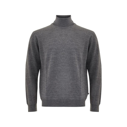 FERRANTE Elegant Gray Wool Sweater for Men FERRANTE