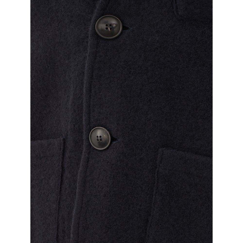 KANGRA Elegant Woolen Blue Jacket for Men KANGRA