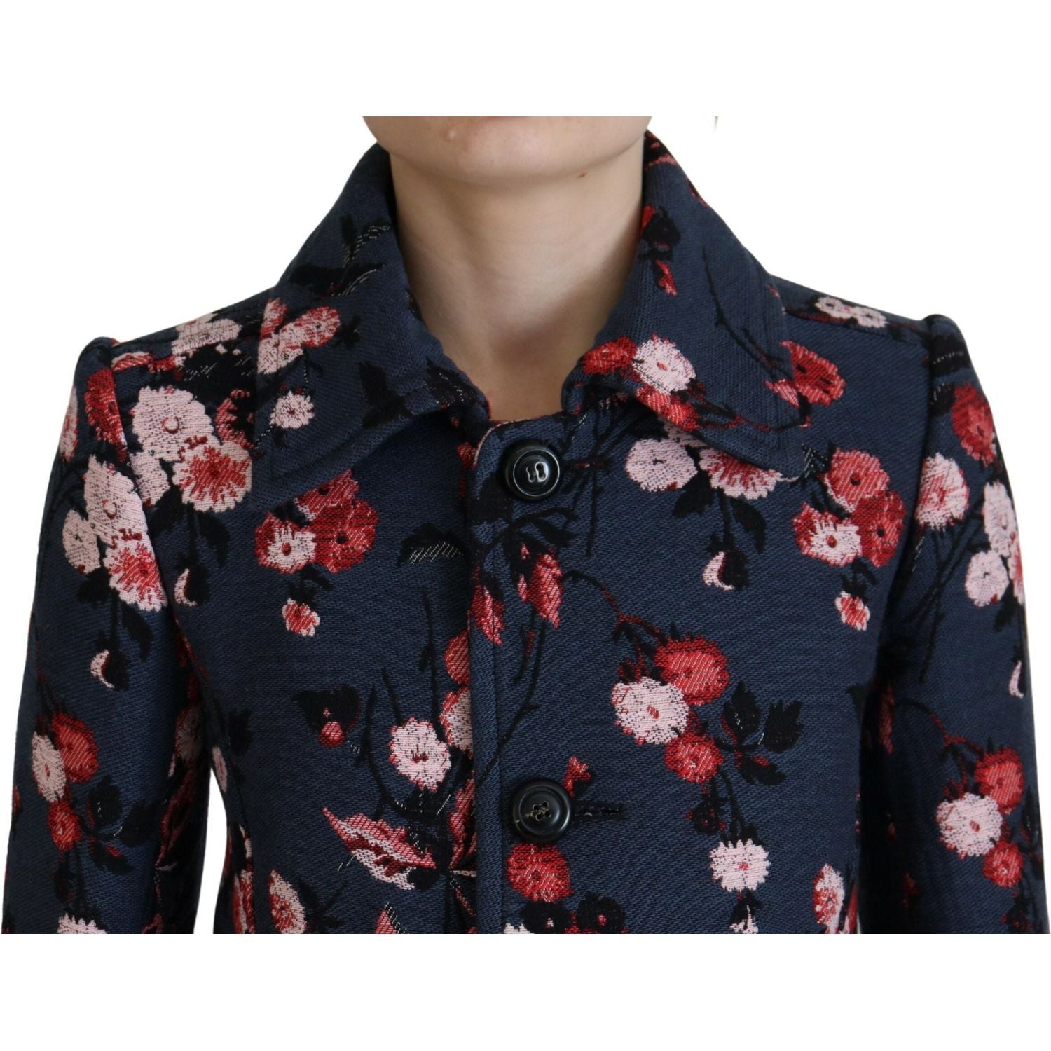 سترة بليزر طويلة مطبوعة بألوان متعددة من Dsquared² للنساء