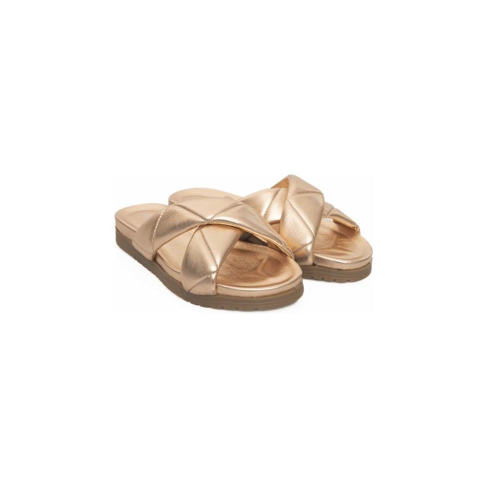 Cerruti 1881 Beige Lambskin Women Sandal Cerruti 1881