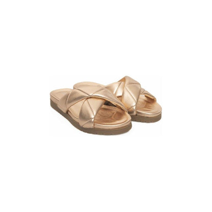 Cerruti 1881 Beige Lambskin Women Sandal Cerruti 1881