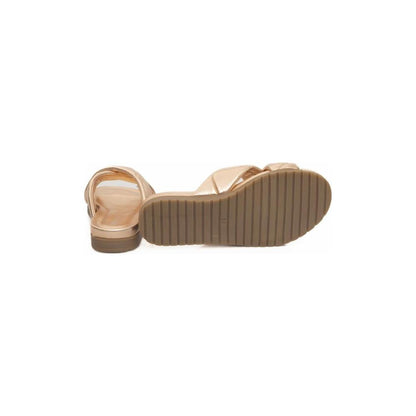 Cerruti 1881 Beige Lambskin Women Sandal Cerruti 1881