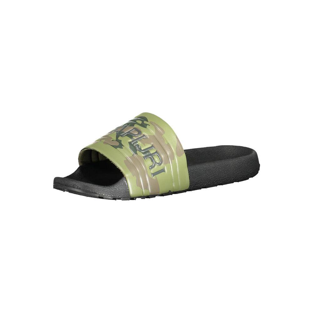 Napapijri Green Polyester Sandal Napapijri