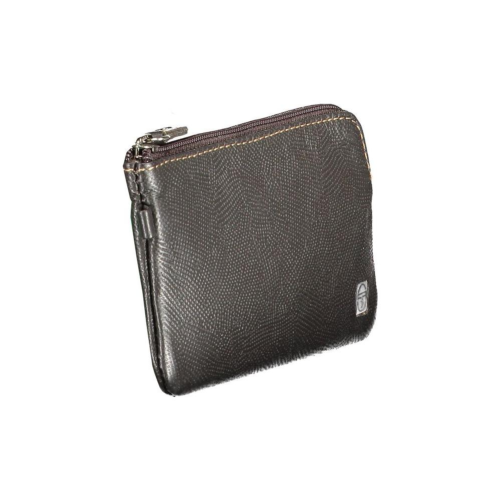 Sergio Tacchini Brown Leather Wallet Sergio Tacchini