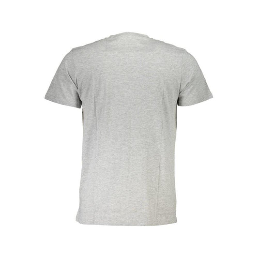 Cavalli Class Gray Cotton T-Shirt Cavalli Class