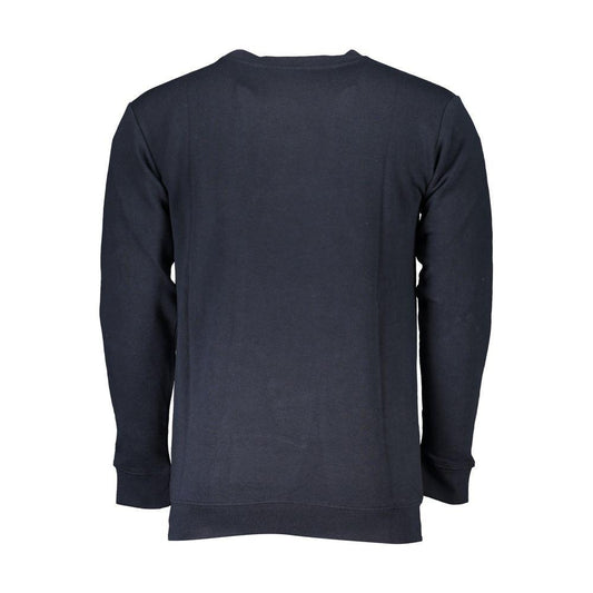 Cavalli Class Blue Cotton Sweater Cavalli Class