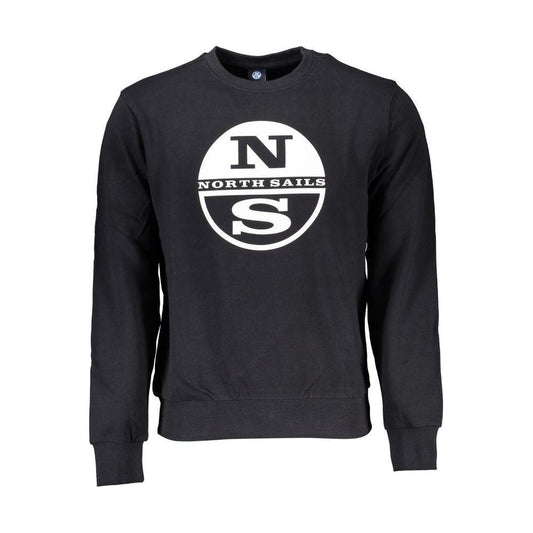 North Sails Black Cotton Sweater North Sails