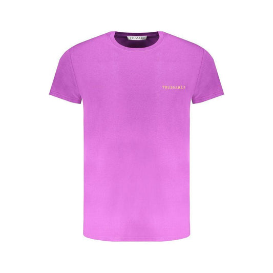 Trussardi Purple Cotton T-Shirt Trussardi