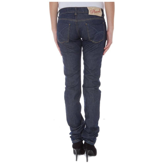 Phard Blue Cotton Jeans & Pant Phard