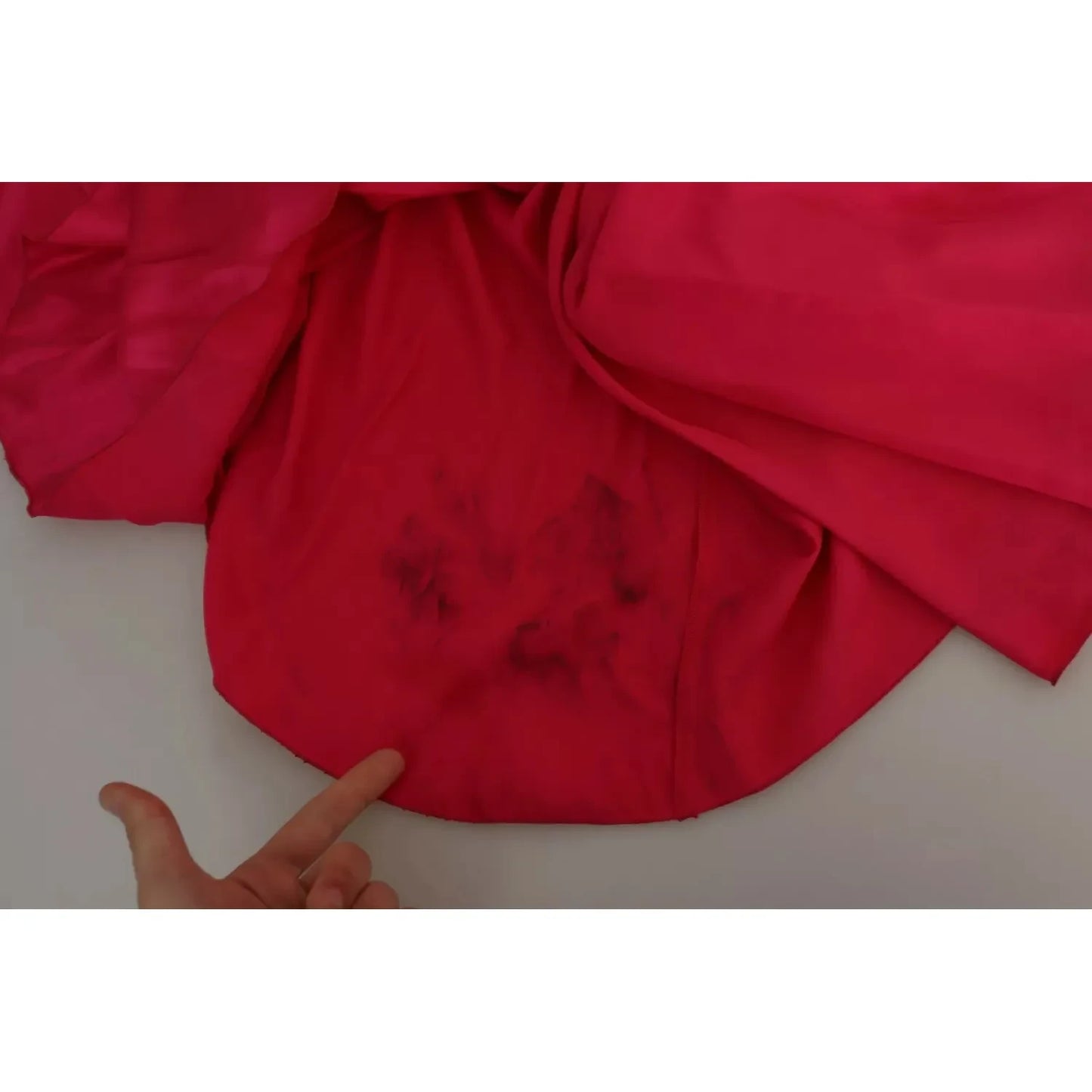 Dolce & Gabbana Fuchsia Fitted Cut One Shoulder Midi Dress Dolce & Gabbana Brown