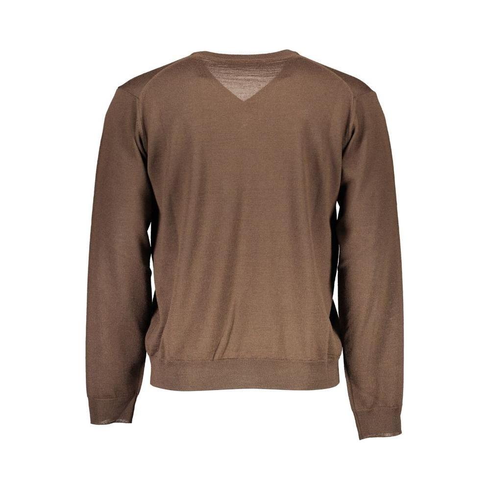 Romeo Gigli Brown Wool Sweater Romeo Gigli