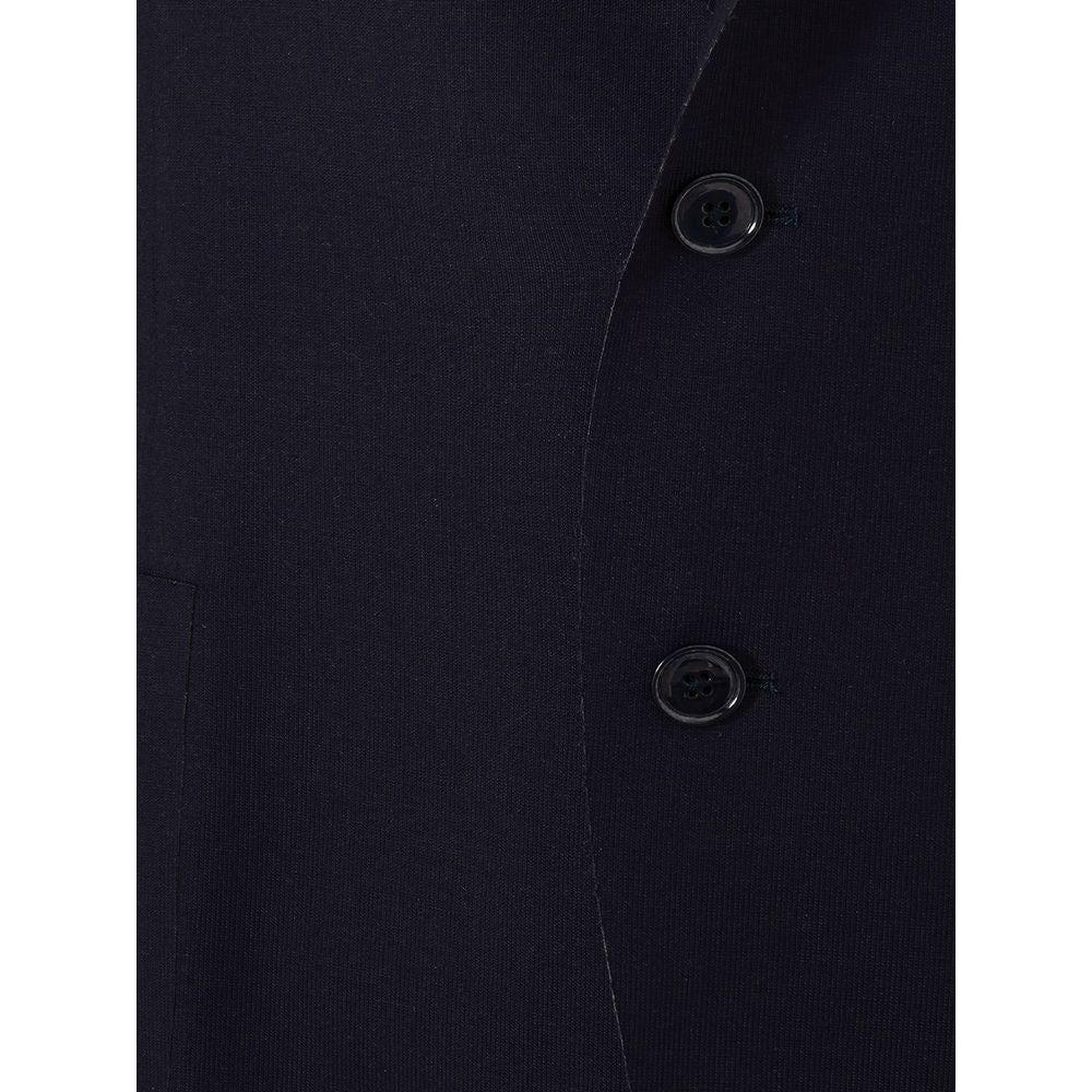 Elegant Blue Cotton Lardini Jacket Lardini