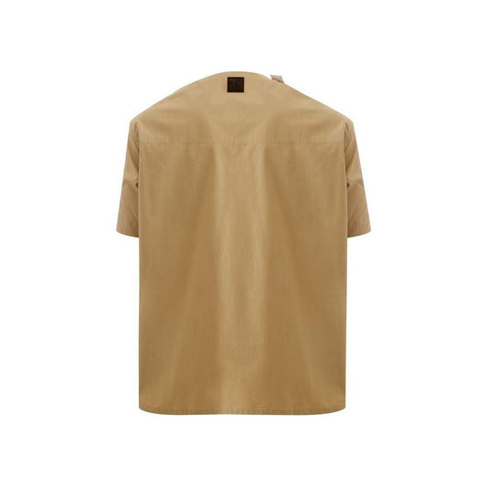 Emporio Armani Elegant Cotton Brown Shirt for Men Emporio Armani