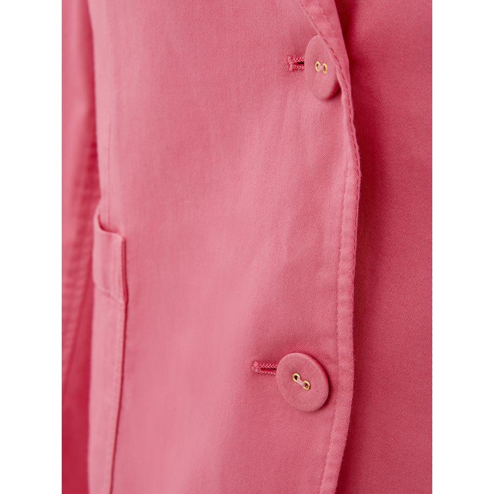 Lardini Elegant Pink Cotton Jacket for Her Lardini