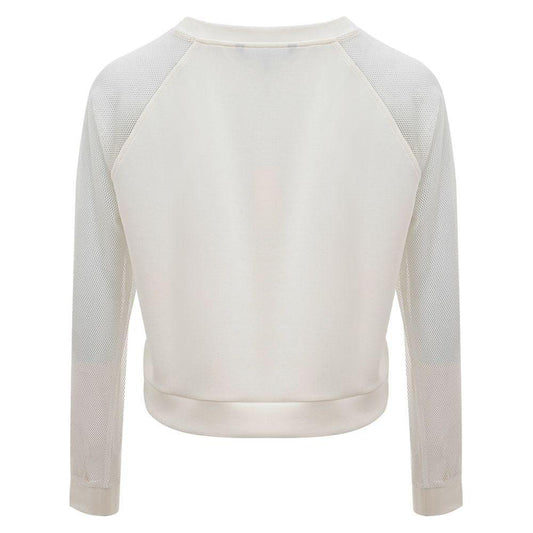 Armani Exchange Elegant White Polyamide Sweater Armani Exchange