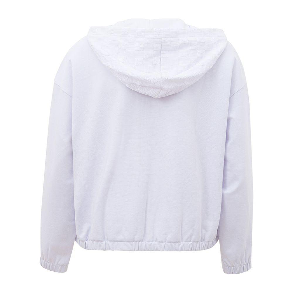 Armani Exchange Chic White Viscose Sweater for Women Armani Exchange