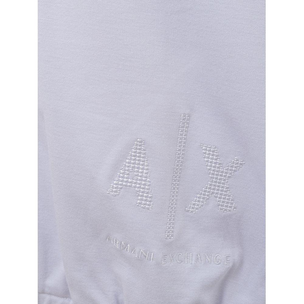 Armani Exchange Chic White Viscose Sweater for Women Armani Exchange