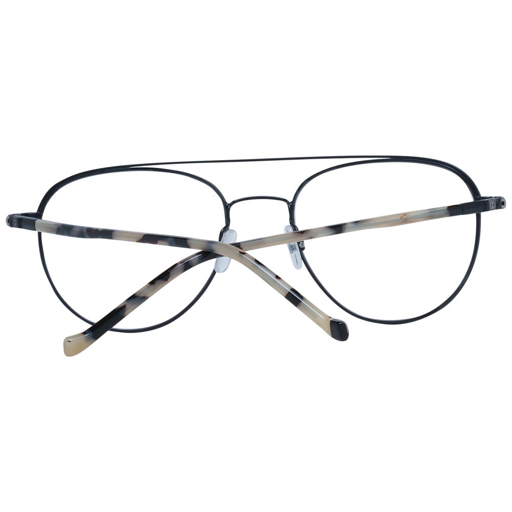 Hackett Black Stainless Steel Glasses (Frames)