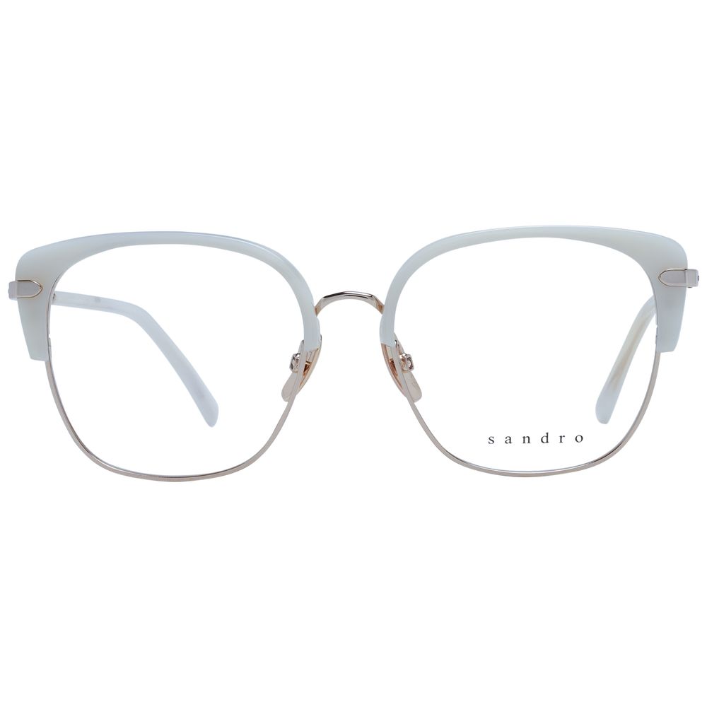 Sandro White Stainless Steel Glasses (Frames)
