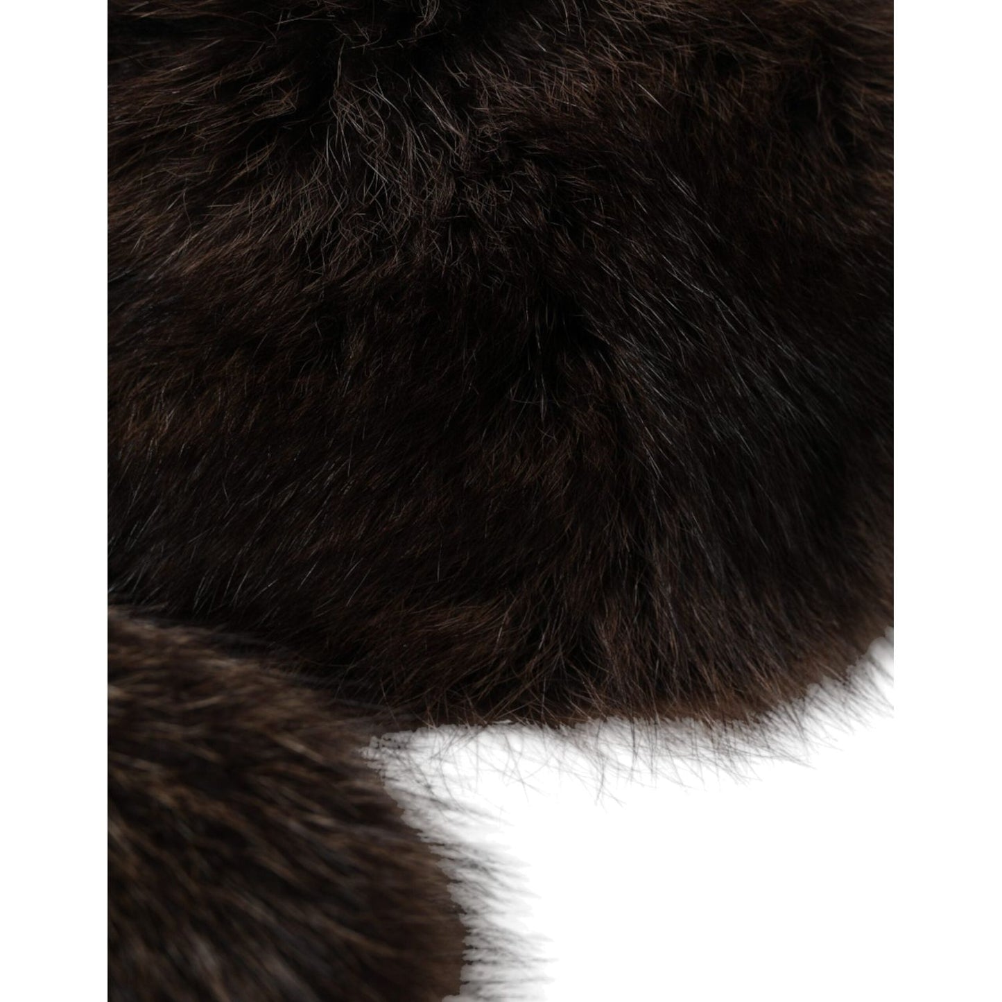 Dolce & Gabbana Women Brown Raccoon Fur Bucket Hat Dolce & Gabbana