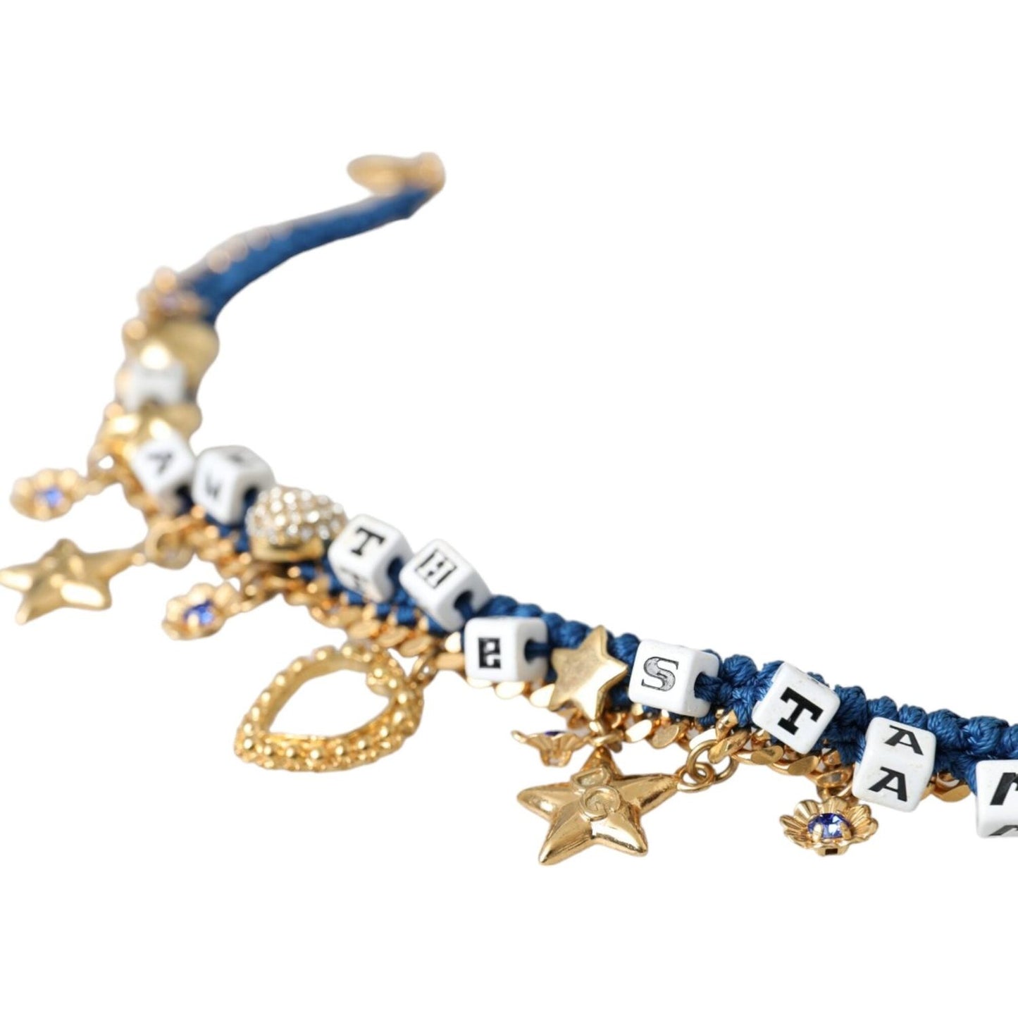 Dolce & Gabbana Gold Tone Brass Chain Iam The Star Bracelet Dolce & Gabbana