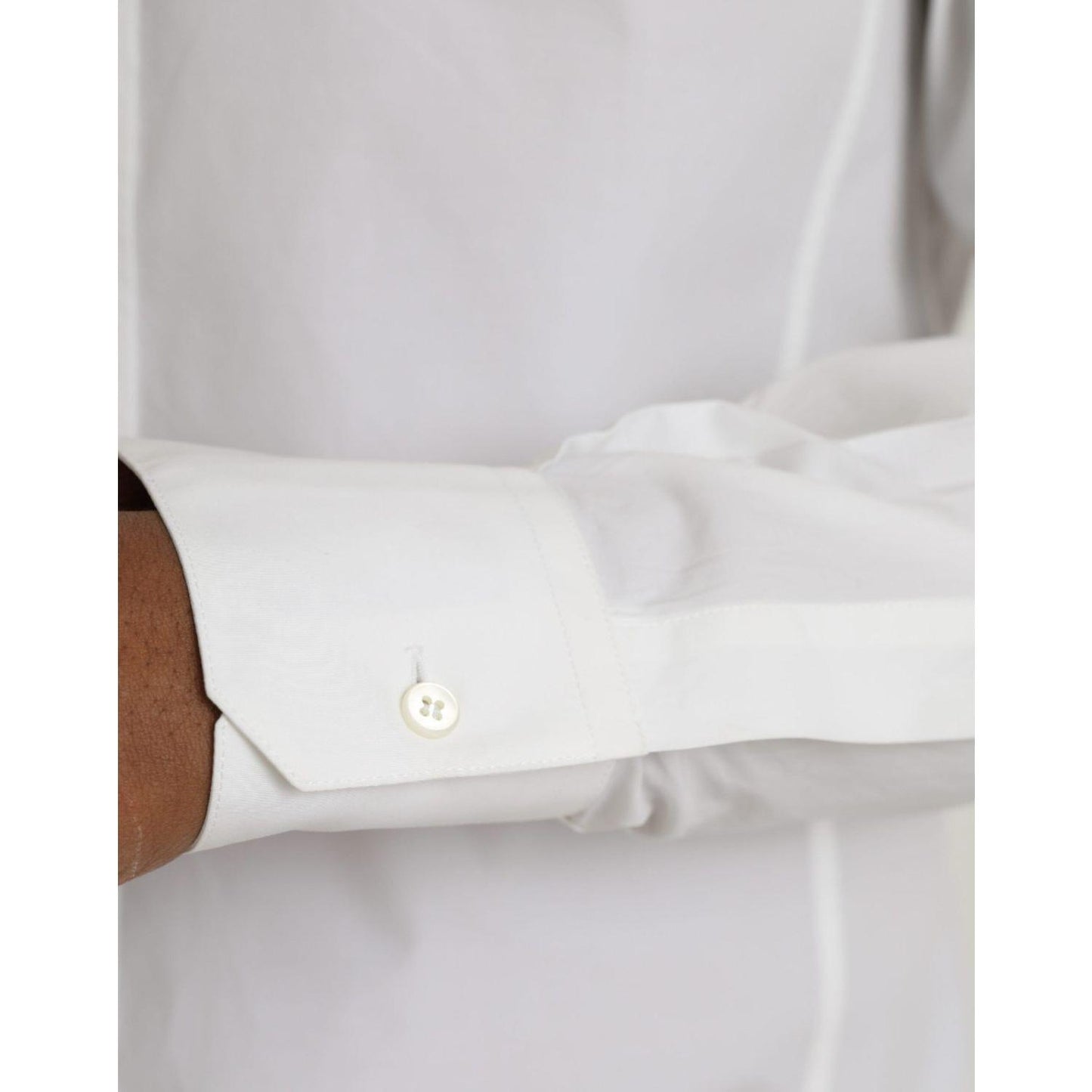 Dolce & Gabbana White Cotton Formal Dress Top SICILIA Shirt Dolce & Gabbana