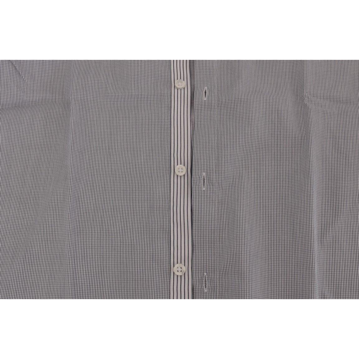 قميص فرانكي موريلو الأنيق ذو المربعات الزرقاء الكاجوال