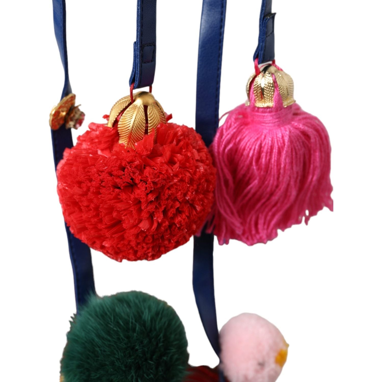 صندل من الفرو متعدد الألوان من دولتشي آند غابانا