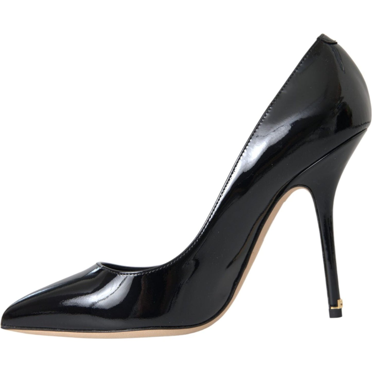 Dolce & Gabbana Black Patent Leather Bellucci Pumps Heels Shoes Dolce & Gabbana