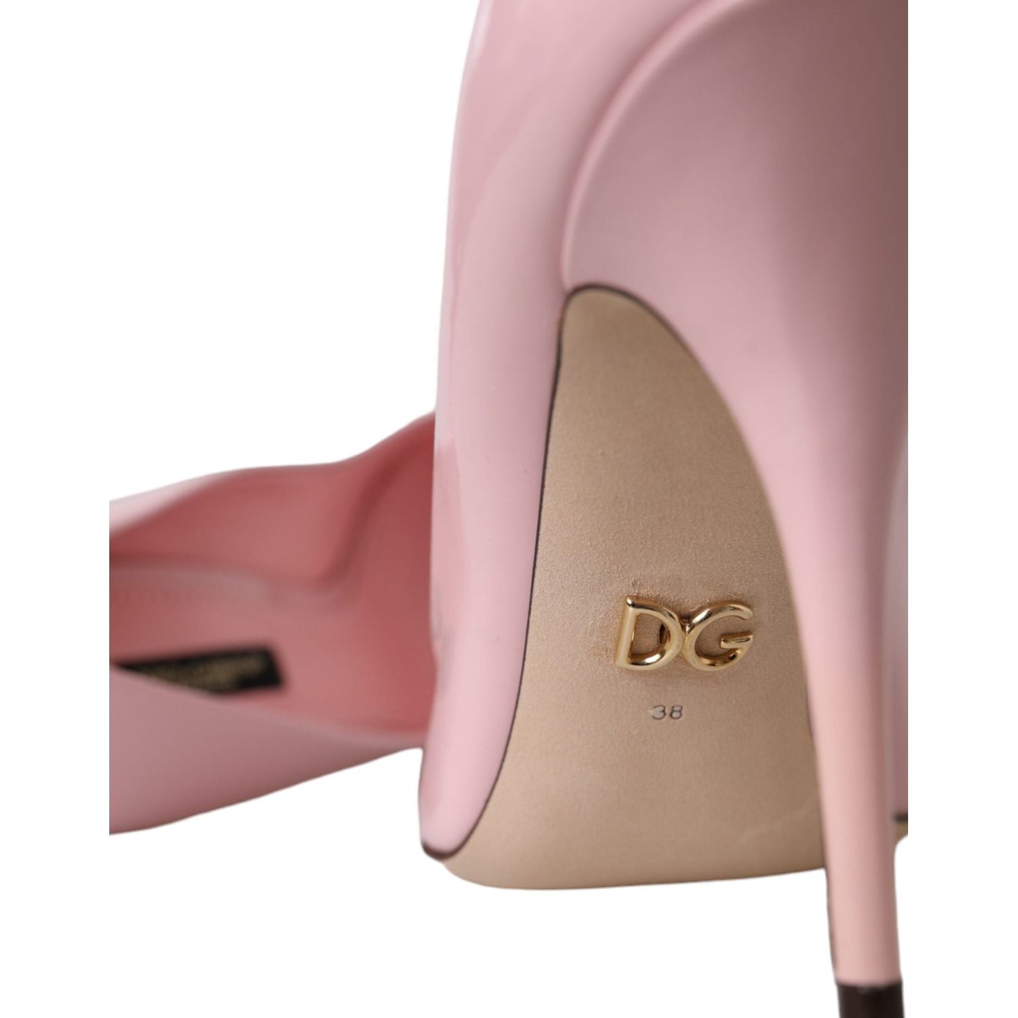 Dolce & Gabbana Light Pink Patent Leather Pumps Heels Shoes Dolce & Gabbana