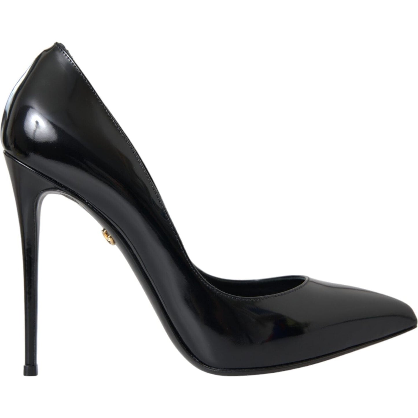 Dolce & Gabbana Black Patent Leather High Heels Pumps Shoes Dolce & Gabbana