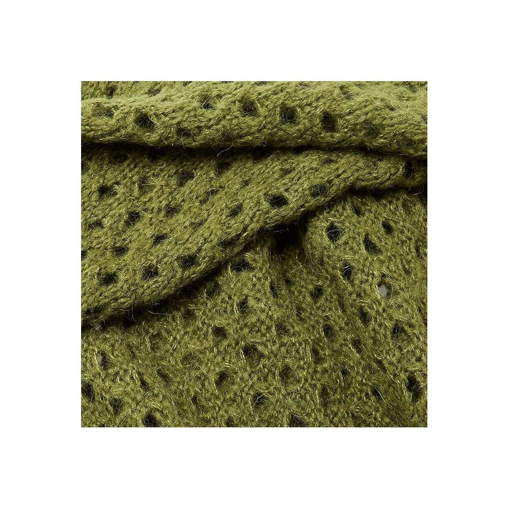 PINKO Green Acrylic Scarf PINKO