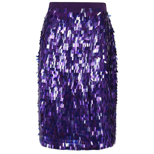 PINKO Purple Polyester Skirt PINKO