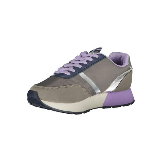 U.S. POLO ASSN. Gray Polyester Women Sneaker U.S. POLO ASSN.