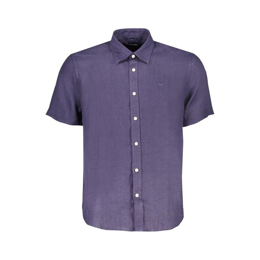 North Sails Blue Linen Shirt North Sails