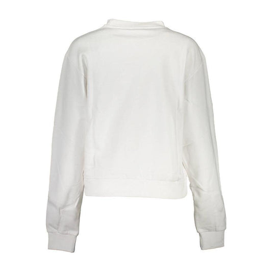 Guess Jeans White Cotton Women Sweater Guess Jeans