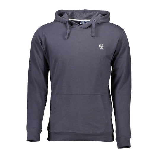 Sergio Tacchini Blue Cotton Men Sweater Sergio Tacchini