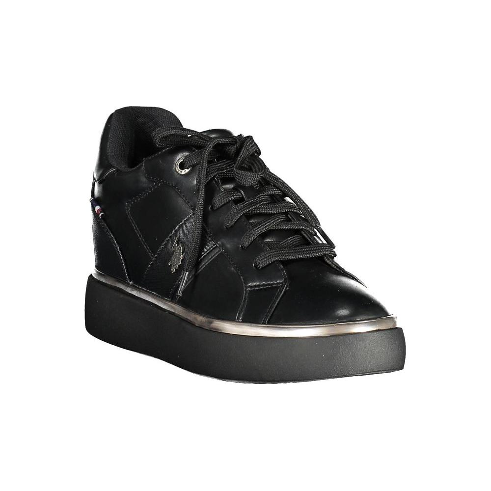 U.S. POLO ASSN. Black Polyester Women Sneaker